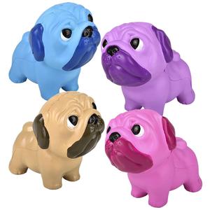 6.5" Squish Pug - Assorted Styles Cheap Sale Outlet