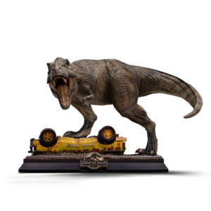 Iron Studios Jurassic Park Icons T-Rex Attack Diorama Statue In China For Sale