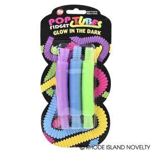 6.25" Glow In The Dark Pop Fidget Tube 2025 New Sale Online
