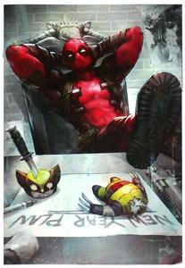 Deadpool Wolverine #1 Ivan Tao Color Splash Virgin Variant LTD 300 Quality Free Shipping