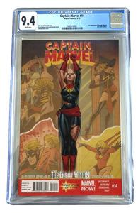 Captain Marvel #14 CGC 9.4 1st Kamala Khan Cameo Buy Cheap With Credit Card