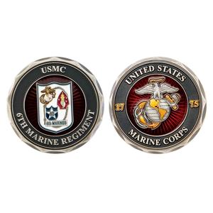 6th Marines Regimental Challenge Coin Manchester Great Sale Online