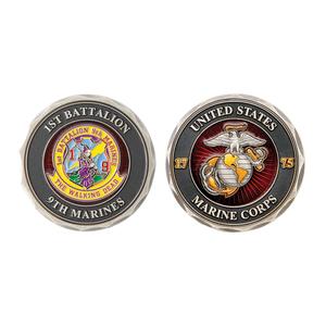 1st Battalion 9th Marines Challenge Coin Cheap Pictures