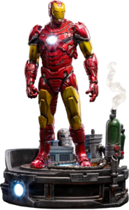 Iron Studios Iron Man Unleashed Iron Man Deluxe 1/10 Art Scale Limited Edition Statue Outlet Big Discount