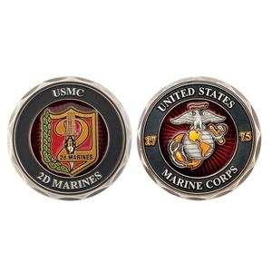 2nd Marines Regimental Challenge Coin Visit New Cheap Pice