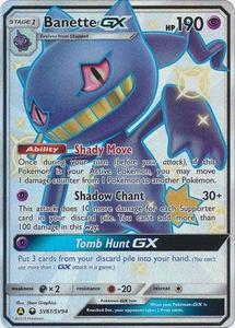 Pokemon - Banette GX - SV61/SV94 - Shiny Ultra Rare - Hidden Fates Series Cheapest Cheap Online