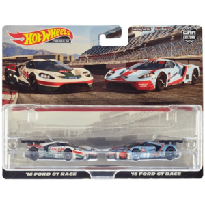 Hot Wheels - '16 Ford GT Race & '16 Ford GT Race - 2023 Car Culture 2-Pack Official For Sale