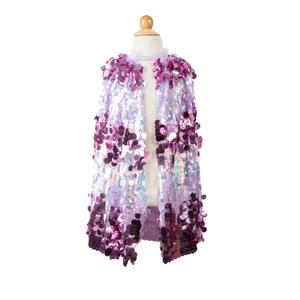 The 5th Ave Pailette Cape, Purple Size 4-6 Clearance Amazing Pice