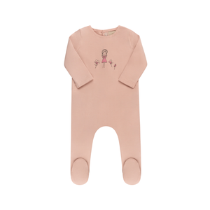 Pink Doll Graphic  Footie Outlet Clearance Store