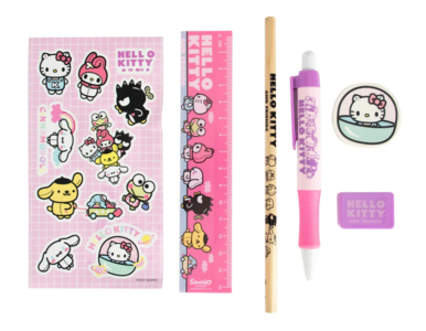 Hello Kitty 6-Piece Stationery Set Cheapest Online
