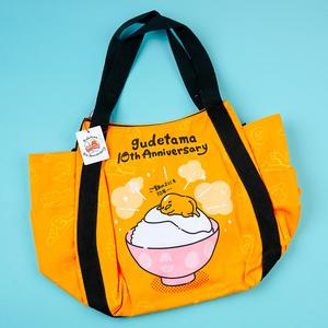 Gudetama Rice Bowl 10th Anniversary Balloon Bag Quality Free Shipping Low Pice
