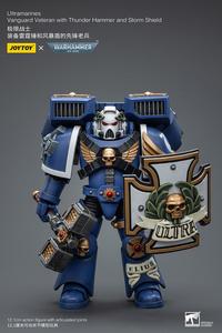 Warhammer 40K 1/18 Scale Ultramarines Vanguard Veteran with Thunder Hammer and Storm Shield Clearance Amazing Pice