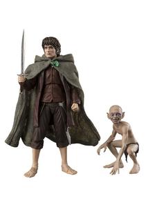 The Lord of the Rings: The Fellowship of the Ring S.H.Figuarts Frodo Baggins & Gollum Action Figure Set Online Online With Mastercard