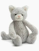 Bashful Grey Kitty Medium Clearance Big Sale