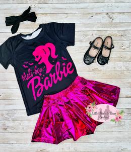 Plastic Mali-boo Doll Skirted Shorts Set Pay With Paypal