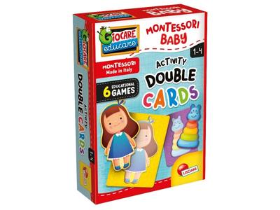 Montessori Baby Activity Double Cards, Gioco Educativo Carte - Età 1-4 Anni For Sale 2025
