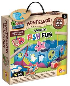 Montessori Gioco Pesca Magnetica in Legno - Lisciani Footlocker Pictures Cheap Online