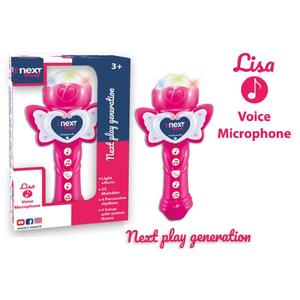 Microfono Karaoke per Bambina con Effetti Luminosi With Mastercard