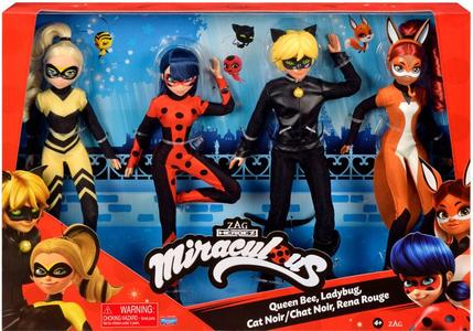 Miraculous Ladybug set da 4 Bambole da 26cm Free Shipping For Sale