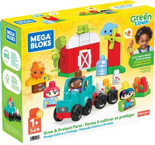 Mega Bloks - Set Costruzioni Fattoria, 54 Blocchi Grandi per Bambini da 1 Anno in sù Buy Cheap Wholesale Pice