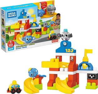 Mega Bloks - Cuccioli a Scuola, 40 Blocchi da Costruzione Giocattolo per Bambini  12 mesi Discount Latest Collections