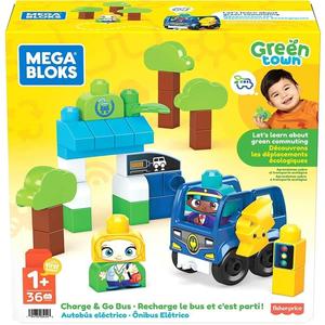 Mega Bloks - Set Costruzioni Bus Elettrico per Bambini da 1 Anno in sù Cheap Sale Countdown Package