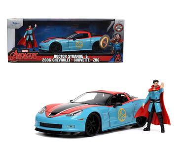 Jada Toys - Doctor Strange & 2006 Chevrolet Corvette Z06 - 2022 Marvel Series *1/24 Scale* Footlocker Pictures