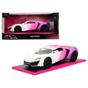Jada Toys - Lykan Hypersport - White / Pink Gradient - 2023 Pink Slips Series *1/24 Scale* Outlet Official