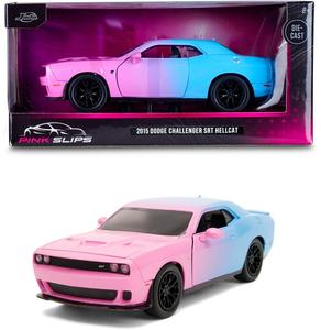 Jada Toys - 2015 Dodge Challenger SRT Hellcat - 2023 Pink Slips Series *1/24 Scale* Discount Codes Really Cheap