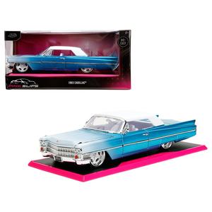 Jada Toys - 1963 Cadillac - Blue - 2023 Pink Slips Series *1/24 Scale* Sale Authentic