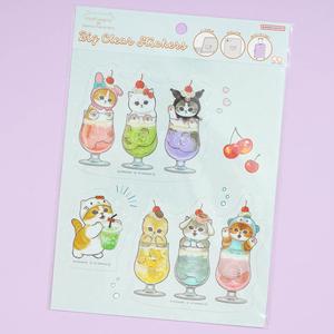 Mofusand x Sanrio Characters Cream Soda Stickers How Much Cheap Online