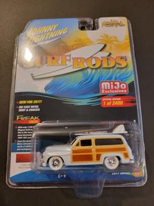 Johnny Lightning - 1950 Mercury Woody Wagon - 2017 Street Freaks Series *White Lightning Chase* Sale For Nice