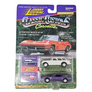 Johnny Lightning - 1954 Corvette Nomad & 1995 Corvette ZR-1 - 1996 Classic Customs Corvette Online Online For Sale