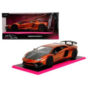 Jada Toys - Lamborghini Aventador SV - Orange - 2023 Pink Slips Series *1/24 Scale* Store With Big Discount
