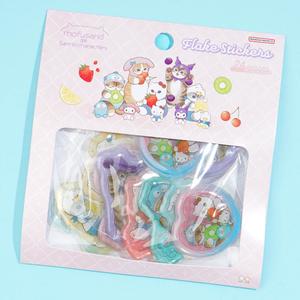 Mofusand x Sanrio Characters Puffy Sticker Flakes Get To Buy Sale Online