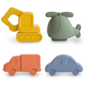 Mushie Vehicles Mold Free Bath Play Set - 4 Pack For Sale Wholesale Pice