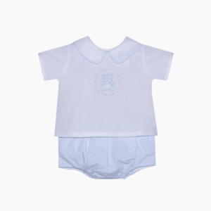 Bailey Diaper Set | Blue Teddy Outlet Newest