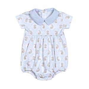Blue Easter Bunnies Pima Bubble Discount Original