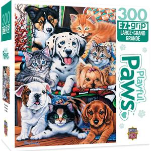 Playful Paws - Hide and Seek - 300 Piece EzGrip Puzzle Store Sale Online