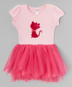 Pink/Hotpink Kitty Cat Dress Cheap Best Store To Get