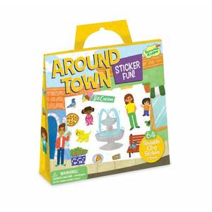 Around Town Reusable Sticker Tote Discount