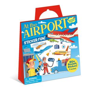 At the Airport Reusable Sticker Tote Authentic Cheap Pice