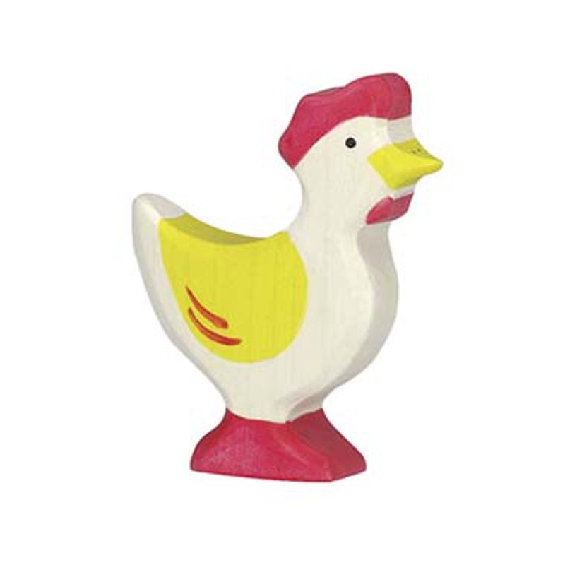 Holztiger Hen Standing Yellow 2025 Unisex For Sale