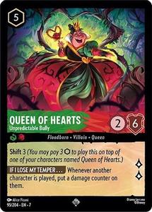 Lorcana - Queen of Hearts (Unpredictable Bully) - 95/204 - Super Rare - Archazia's Island Get Authentic Sale Online