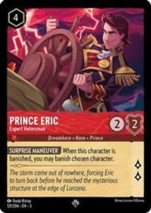 Lorcana - Prince Eric (Expert Helmsman) - 121/204 - Super Rare - Into the Inklands Outlet For Sale