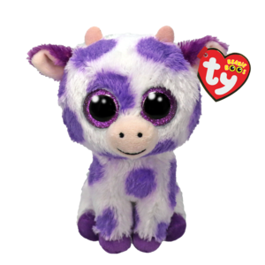 Beanie Boo - Ethel Purple Spotted Cow - 6" Small Pices Online