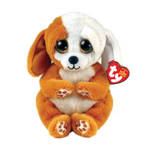 Beanie Bellie - Ruggles Brown and White Dog - 8" Small Discount Ebay