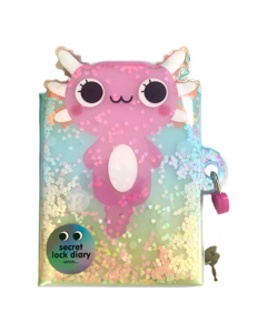 Axolotl Glitter Diary by Pango Pices Cheap Pice