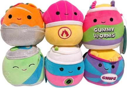 Squishmallows 8" Neon Junk Food Plush Free Shipping Very Cheap