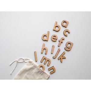 Wooden Alphabet Set in Maple Lowercase Store Online